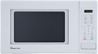 0.9 Cu. Ft. 900 Watt Countertop Microwave in White1