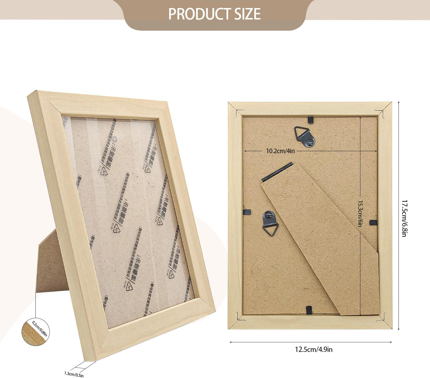 set-of-50-picture-frame-bulk-photo-frames-wall-mounting-simple-photo-frames-multi-picture-frames-for-wall-or-tabletop-4x6-inch-natural