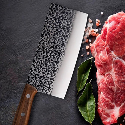 Meat Cleaver,Cleaver Knife 8 Inch Kitchen Knife Meat Cleaver Tools Household Butcher Home Stainless Steel Hammered Knives6