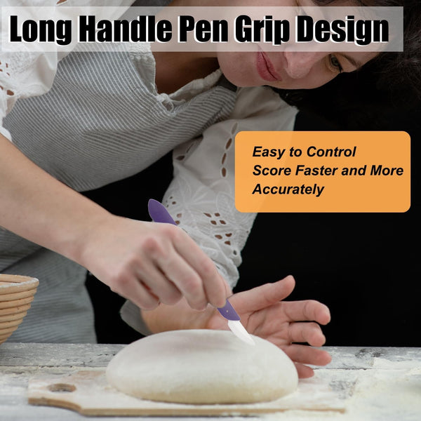 Bread Lame Sourdough Bread Scoring Tool - Purple4