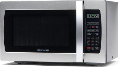1.3 Cu. Ft. Countertop Microwave Oven – 1000 Watts Power, Auto Cook Settings, Defrost, Easy Clean and Child Safety Lock - Stainless1