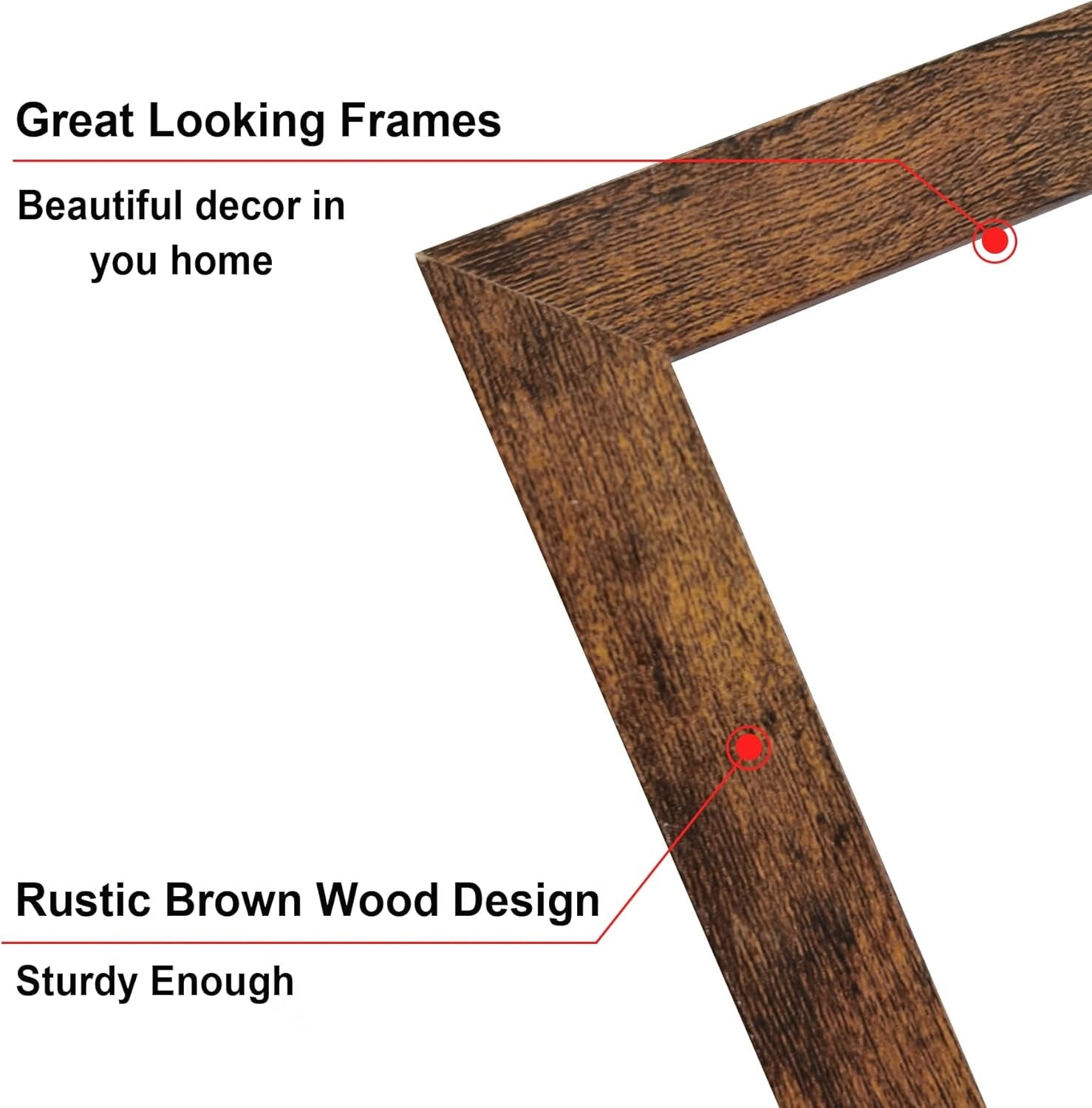 8x10-picture-frame-brown-set-of-6-display-pictures-5x7-with-mat-or-8x10-without-mat