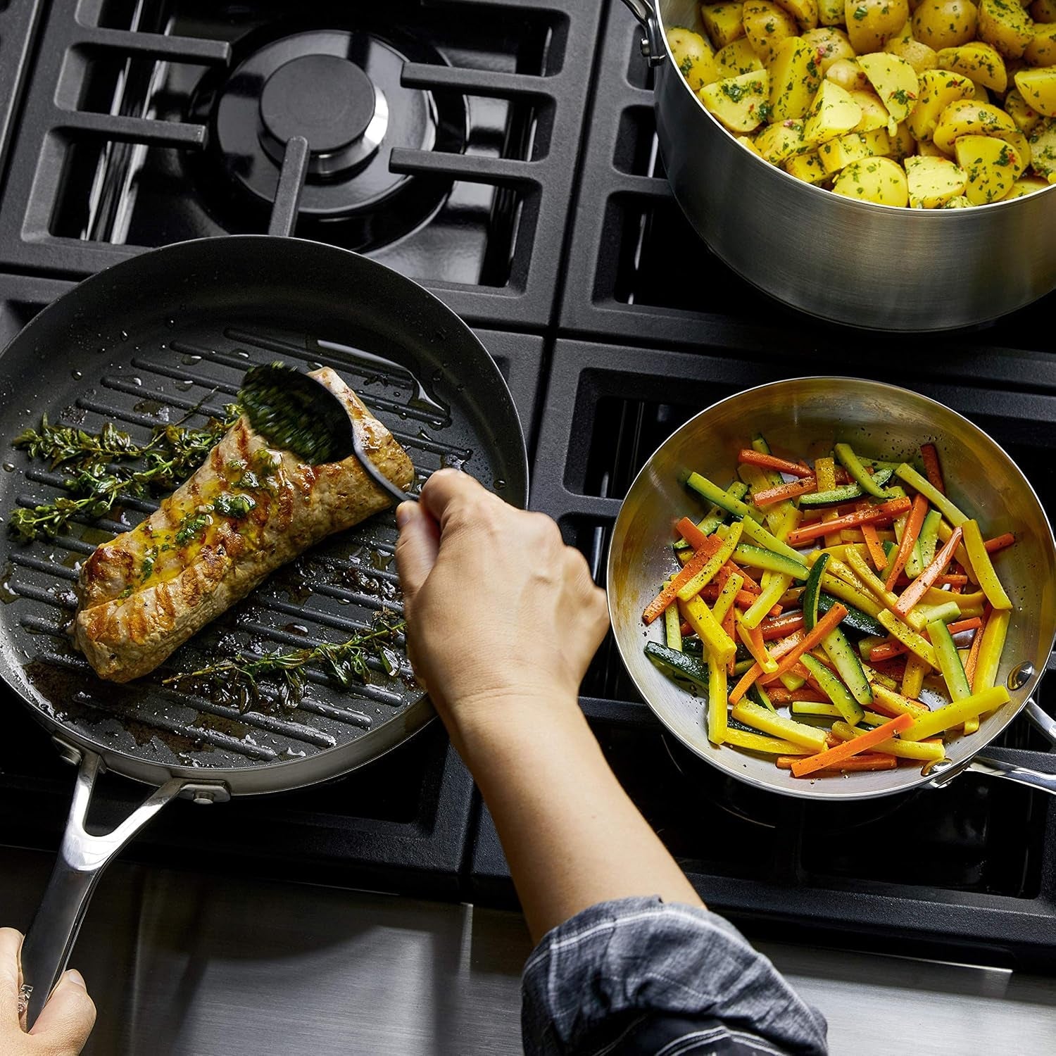 kitchenaid-stainless-steel-3-ply-base-cookware-induction-pots-and-pans-set-10-piece-brushed-stainless-steel