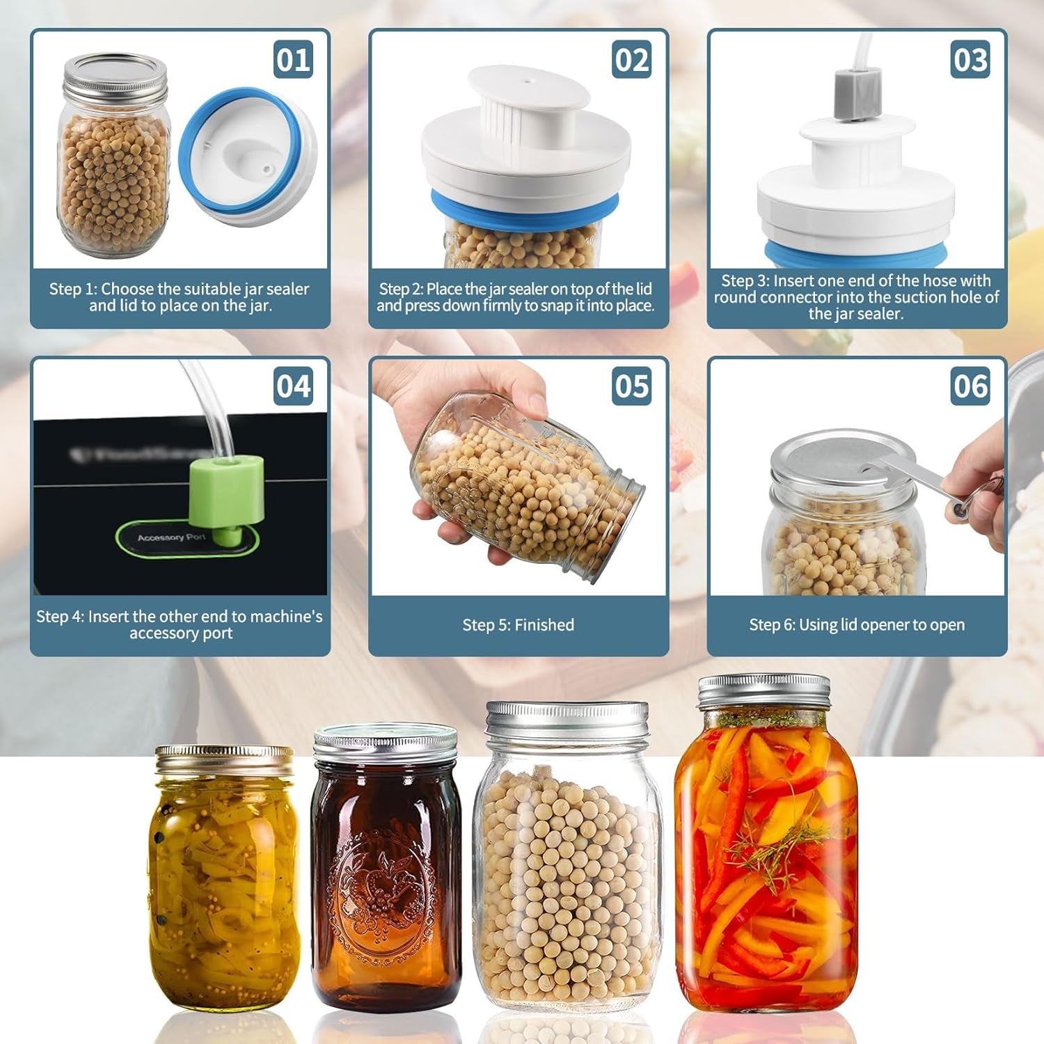 upgraded-mason-jar-canning-sealer-kit-sealer-set-with-hoses-compatible-with-foodsaver-vacuum-sealers-for-wide-mouth-and-regular-mouth-jars-white