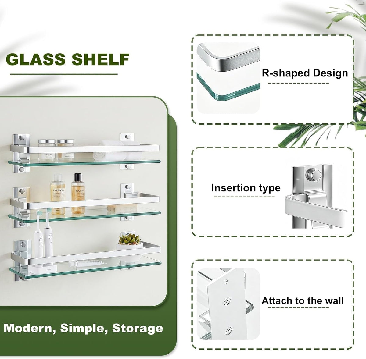 bathroom-glass-shelf-15-7-silver-wall-mounted-floating-metal-storage-rack