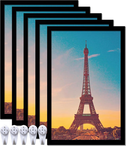 11X17 Picture Frame Set of 5, Black Photo Frames for Gallery Wall Hanging1