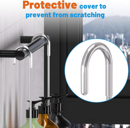 304 Stainless Steel Shower Caddy Hanging (Silver)4