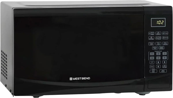 Microwave Oven, 900-Watts, 0.9 Cu.Ft., in Black Finish |  Microwave Oven, 900-Watts, 10 Power Levels, Electronic Controls, Glass Turntable, 0.9 Cu.Ft., in Black1