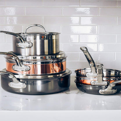 Hestan - Probond Collection - Professional Clad Stainless Steel Frying Pan, Induction Cooktop Compatible, 8.5-Inch7