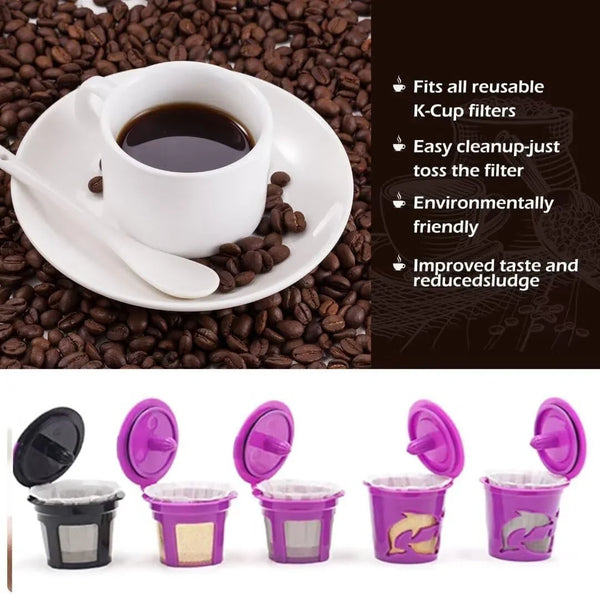 Disposable Paper Coffee Filters, Keurig K Cup Paper Filters for Keurig Single Brewer Reusable Cups, K-Cup Coffee Pods, Fits All Brands Reusable K Cups (300)7