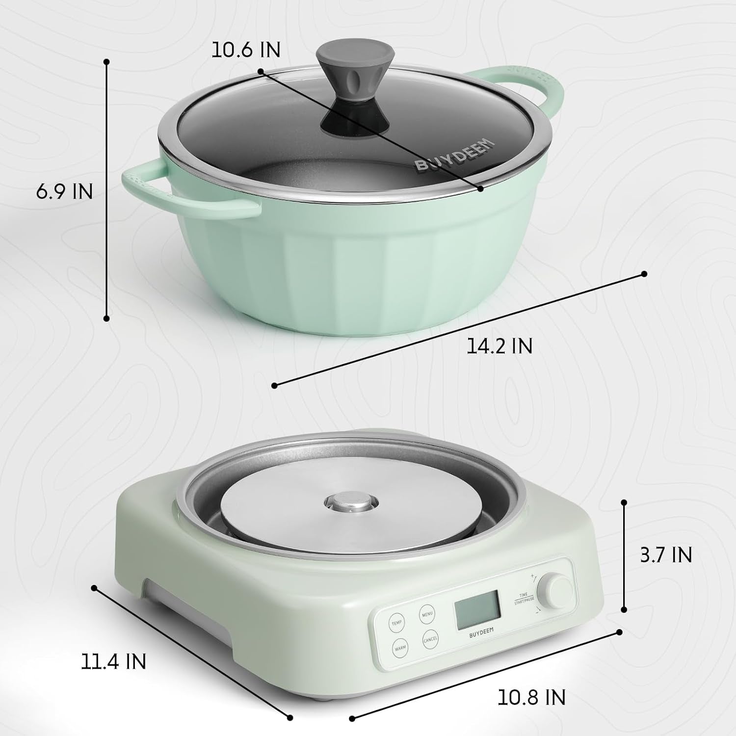 lp55-5-in-1-slow-cooker-with-removable-nonstick-stockpot-4-7qt-compatible-with-various-cookwares-two-temperature-controls-customized-time-settings-auto-keep-warm-for-2h-cozy-greenish