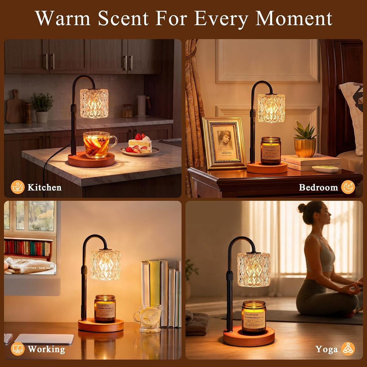 walnut-candle-warmer-lamp-with-timer-birthday-gifts-for-women-room-decor
