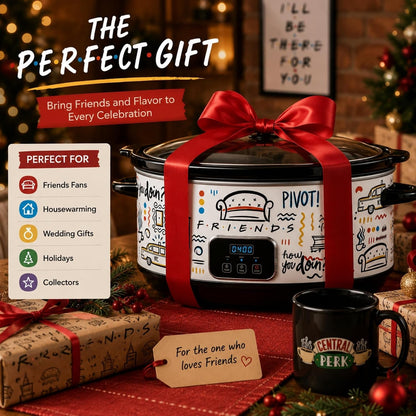 Friends the Television Series 7-Quart Programmable Digital Slow Cooker8