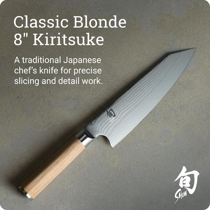 Shun Classic Blonde 8" Kiritsuke Knife2