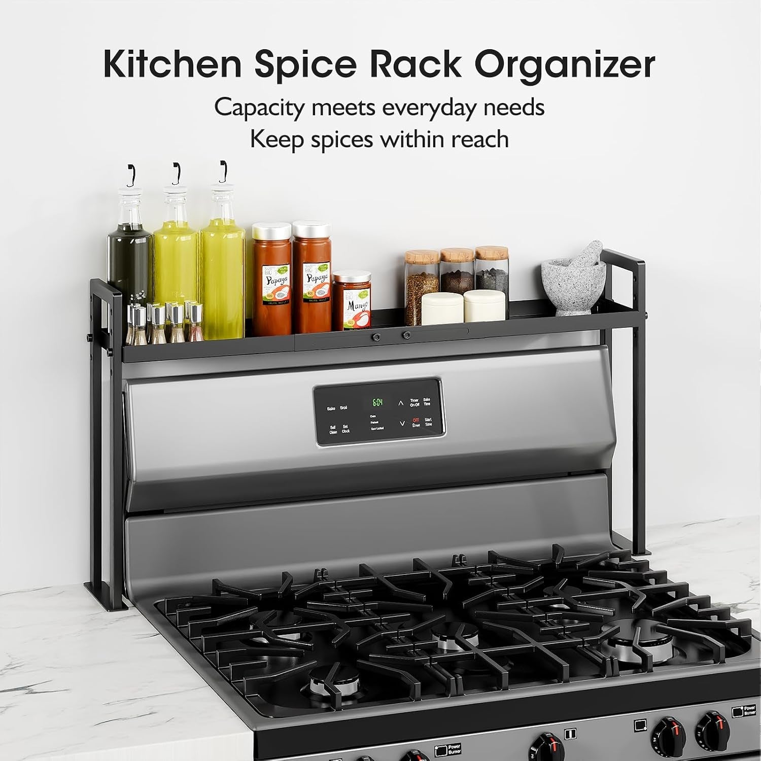 adjustable-stove-top-shelf-4-level-spice-rack-black