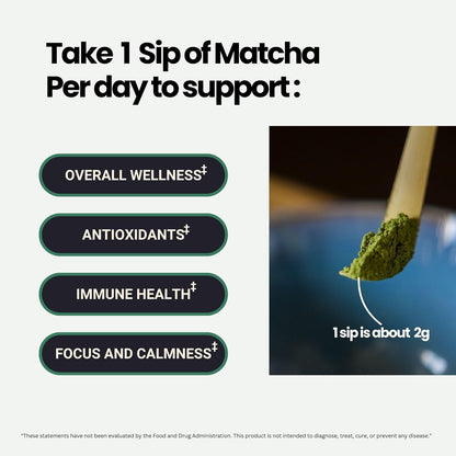 Matcha Powder - Japanese Ceremonial Grade Kyoto Uji First Harvest Stone-Milled Green Tea Powder (40G / 1.4Oz) - TAROU(太郎) -4