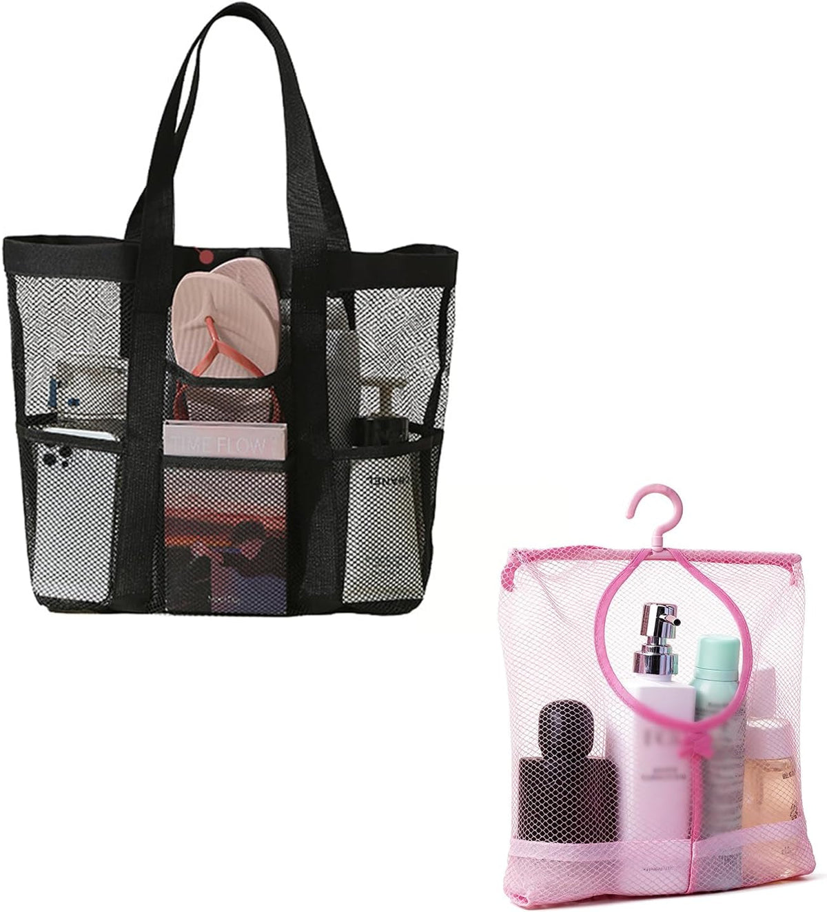 2pcs-mesh-gym-shower-caddy-portable-shower-bag