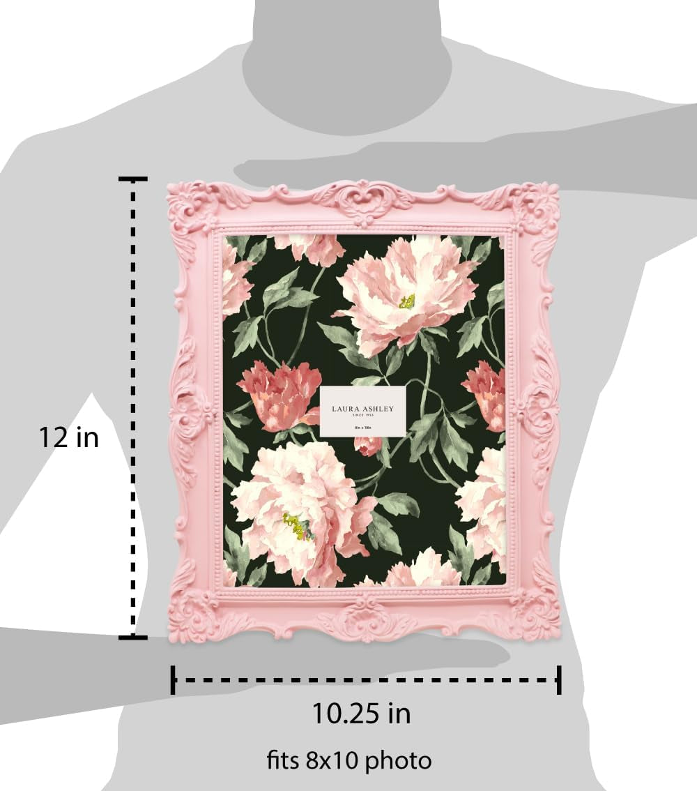 laura-ashley-8x10-pink-ornate-textured-hand-crafted-photo-frame-with-easel