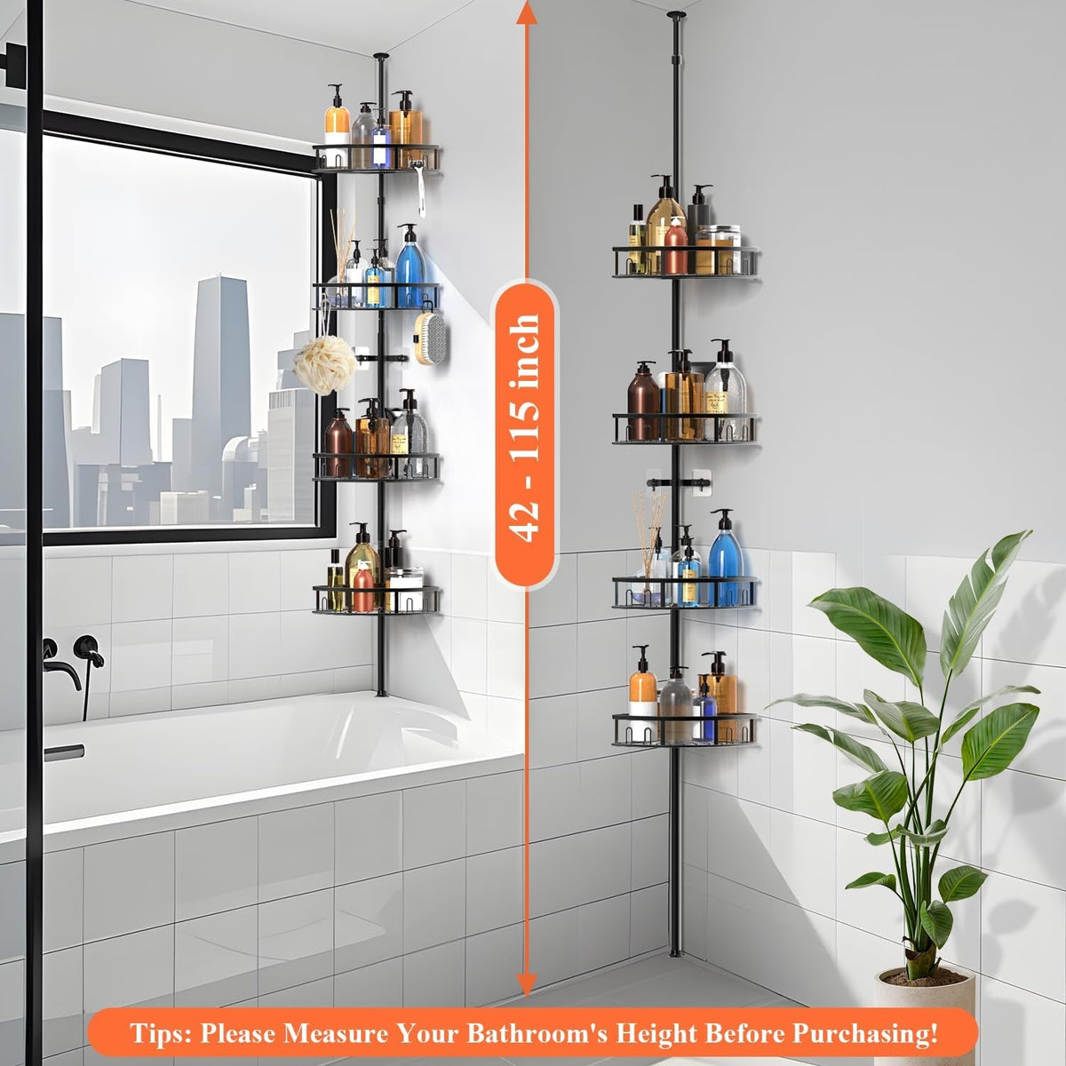 4-tier-rustproof-corner-shower-caddy-with-tension-pole