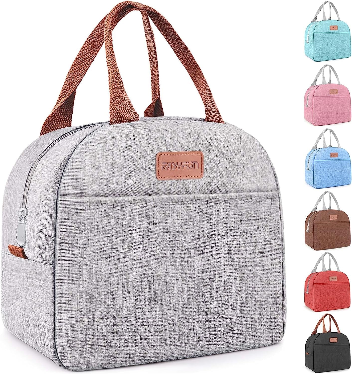 lunch-bag-for-women-men-adult-insulated-lunch-box-small-leakproof-cooler-food-lunch-containers-reusable-high-capacity-lunch-tote-bags-for-work-travel-outdoor-grey