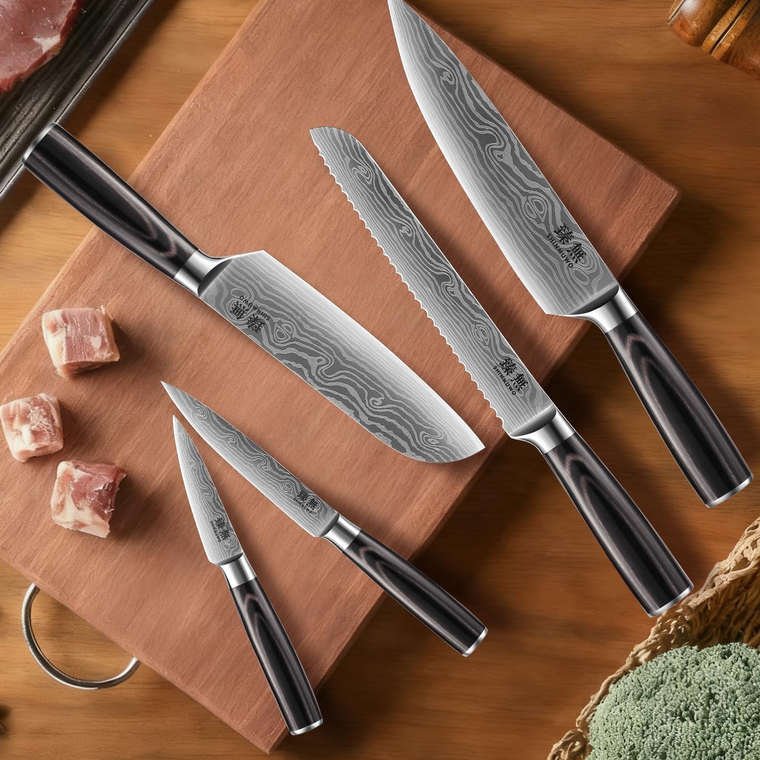 5-piece-kitchen-knife-set-high-carbon-stainless-steel-chef-knives-pakkawood-handles-gift-box