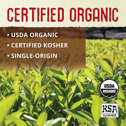 Organic Yerba Mate Loose Tea Traditional Cut 1 Lb Bag Pack of 1 | Unsmoked Traditional Cut 1 Lb, USDA Organic Kosher Non-Gmo Gluten Free, Smooth Clean Natural Caffeine, Low Acid3
