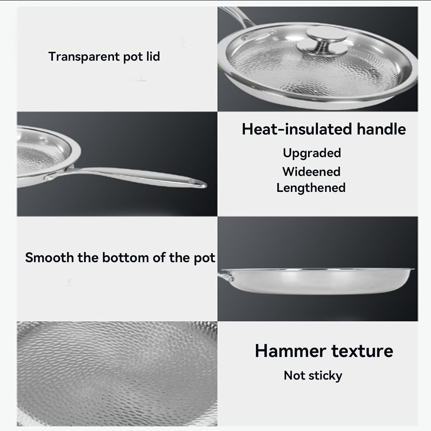 titanium-hammered-pan-durable-scratch-resistant-titanium-frying-pans-for-cooking-no-coating-nonstick-skillet-even-heating-for-cooking-nutritious-pan-for-cooking-no-lid-8-66in