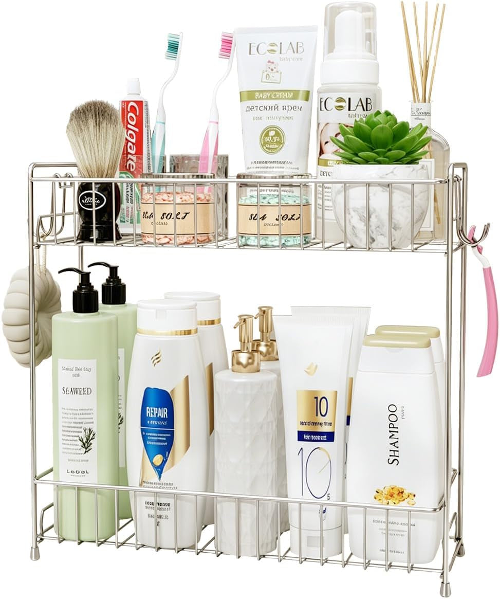 2-tier-bathroom-storage-organizer-rack-stainless-steel-shower-caddy-counter-and-vanity-shelf