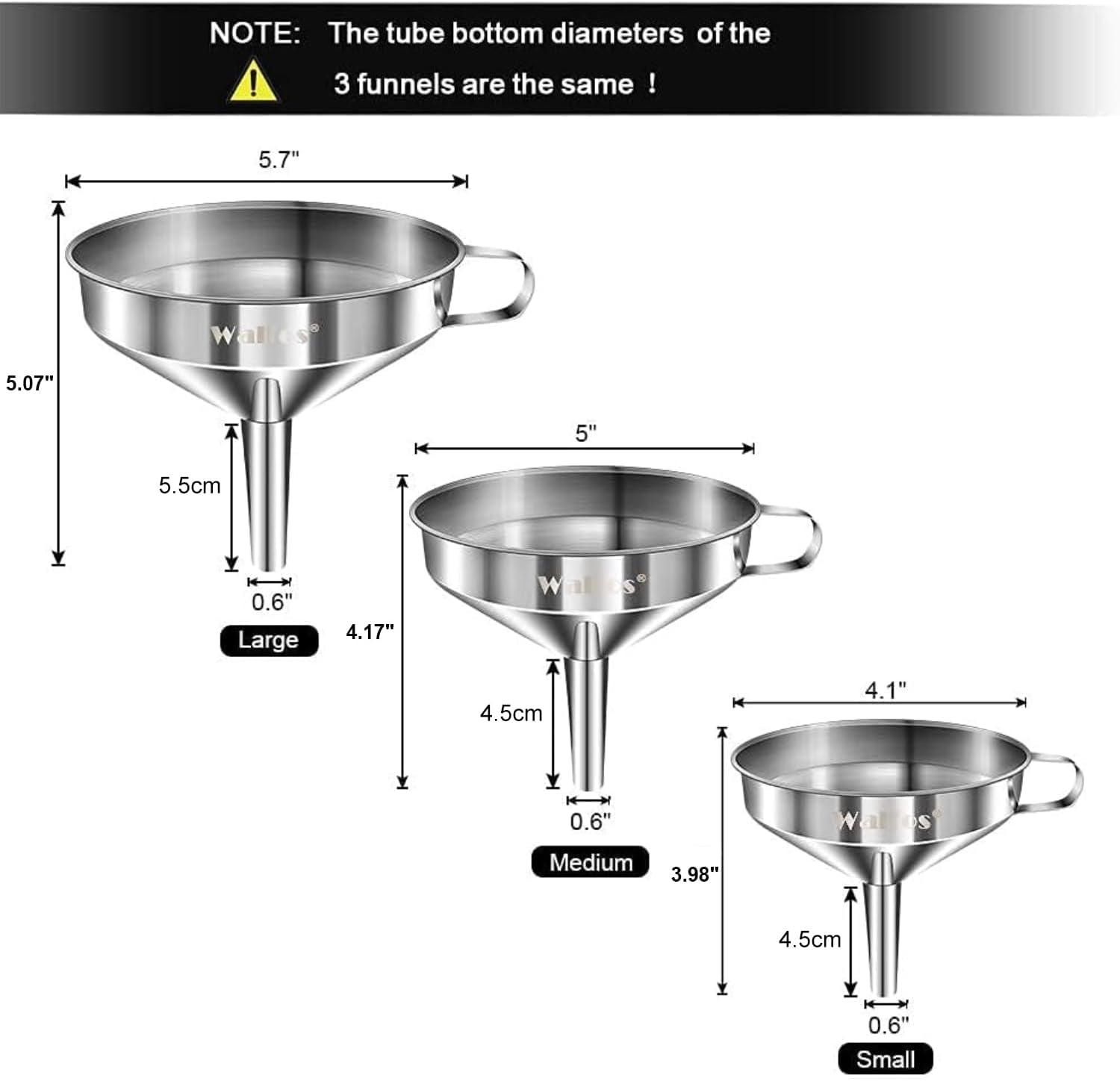 stainless-steel-funnel-3-pack-kitchen-funnel-with-2-removable-strainer-1pcs-cleaning-brush-perfect-for-transferring-of-liquid-oils-jam-dry-ingredients-powder