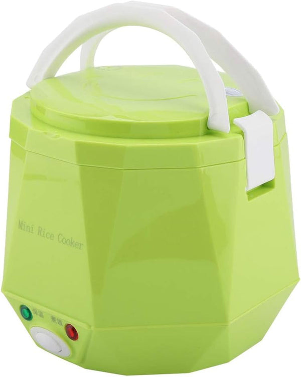 Travel Rice Cooker, Portable Rice Cooker for Travel, 12V 100W 1.3L Portable Mini Multifunctional Electric Non Stick Pot Electric Food Steamer for Outdoor Travel Car Cooking(#2)3
