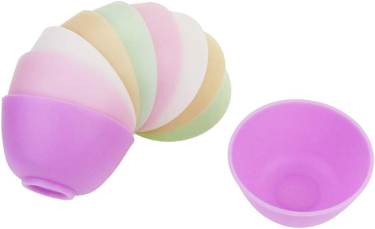 10-pcs-multi-colorful-silicone-mixing-prep-serve-condiment-and-facial-mask-bowls-for-skincare-diy-craft-resin-and-acrylic-painting