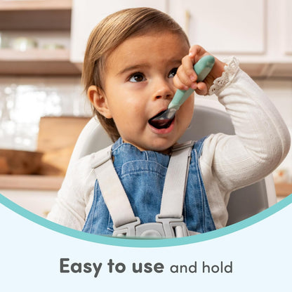 NUK Kiddy Cutlery Forks, Durable Stainless Steel, BPA & Latex-Free, 18+ Months, Pack of 34