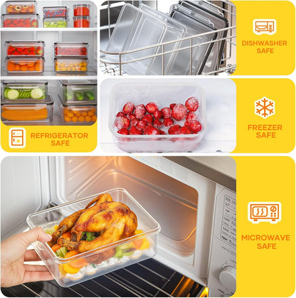 52 PCS Food Storage Containers with Lids Airtight (26 Lids & 26 Containers)5