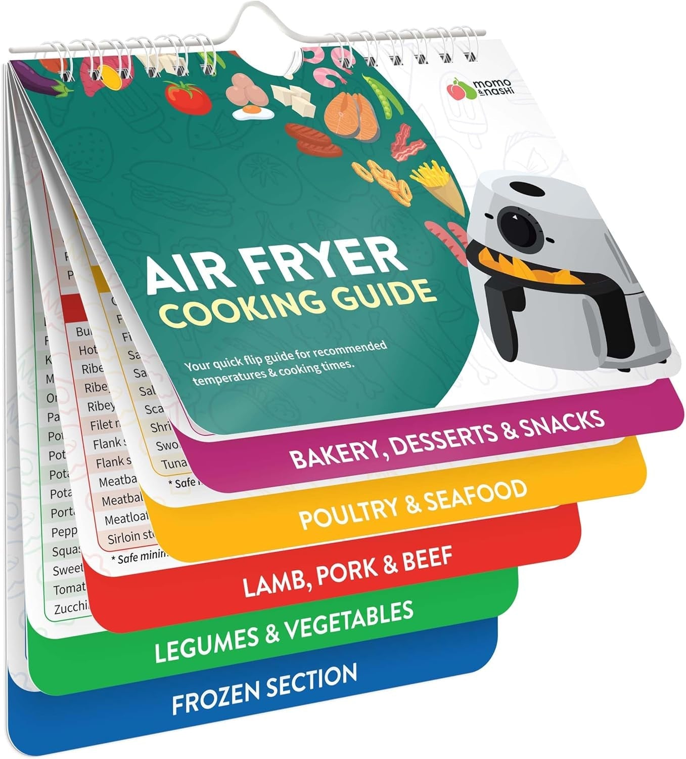 air-fryer-cheat-sheet-magnets-booklet-air-fryer-cookbook-for-beginners-air-fryer-liners-air-fryers-kitchen-gifts-gadgets-2026-air-fryer-accessories-cook-books-kitchen-gadgets-cooking-guide