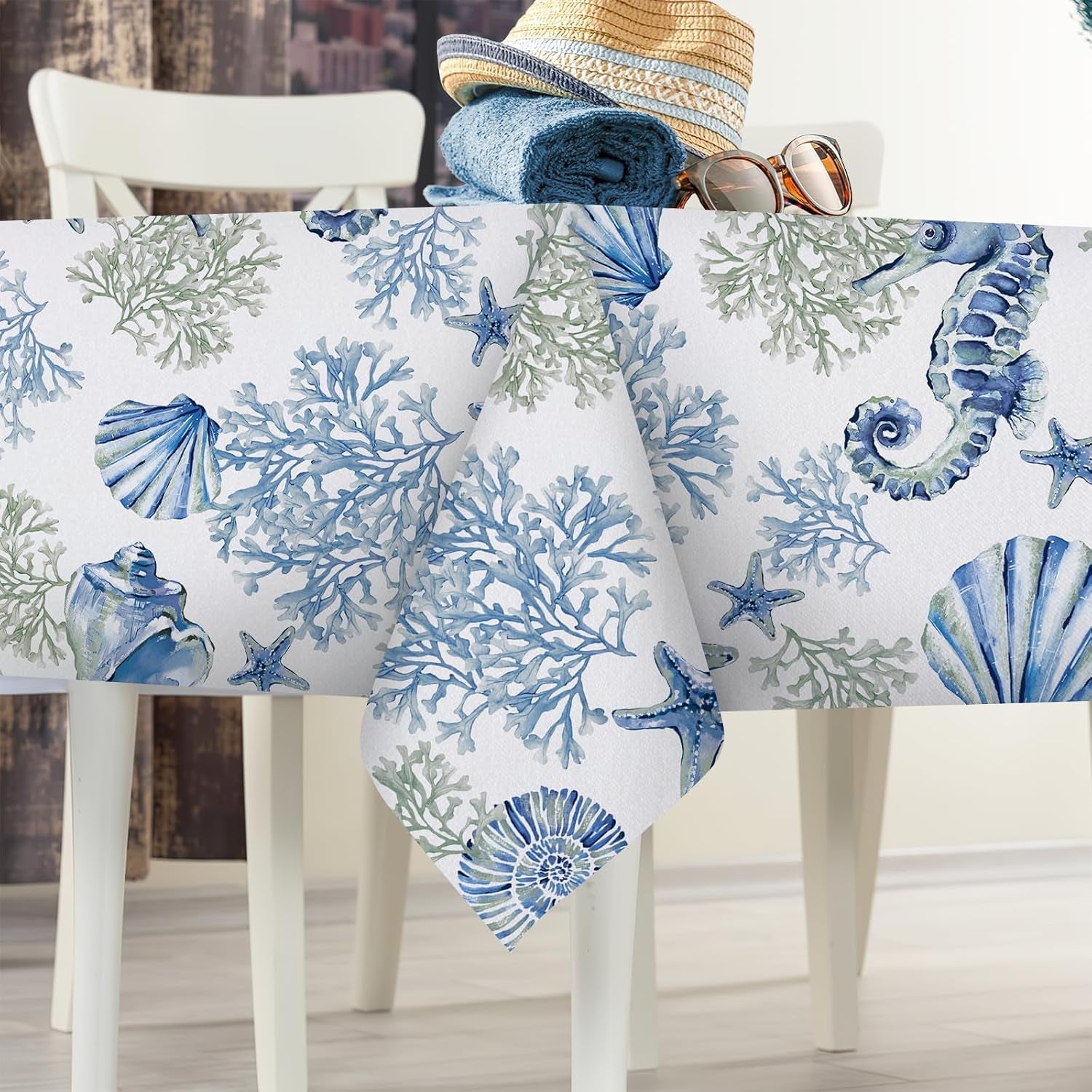 blue-beach-rectangle-tablecloth-60-x-104-inches-coastal-sea-conch