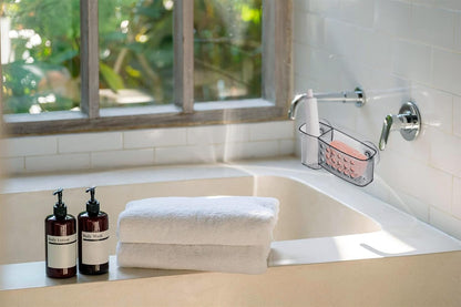 Bath Caddy Basket with Suction Cups, 6 In, Clear (1 Pack)2