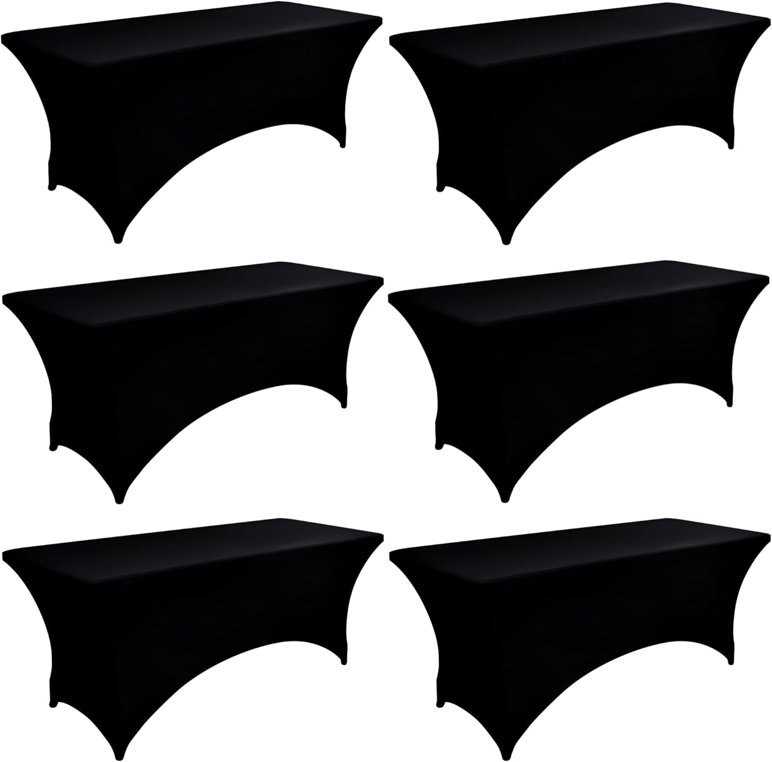 6-pack-6ft-black-spandex-table-covers-for-rectangle-standard-folding-tables-wrinkle-resistant-stretch-tablecloths-ultimate-fitted-table-protector-for-parties-trade-shows-wedding