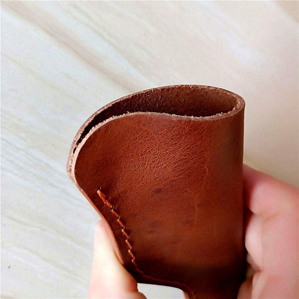 Boning & Fillet Fixed Blade Knife Sheath Crazy Horse Leather Scabbard Knives Holder with Belt Loop Hunting Gear Tactical Holster Bag5