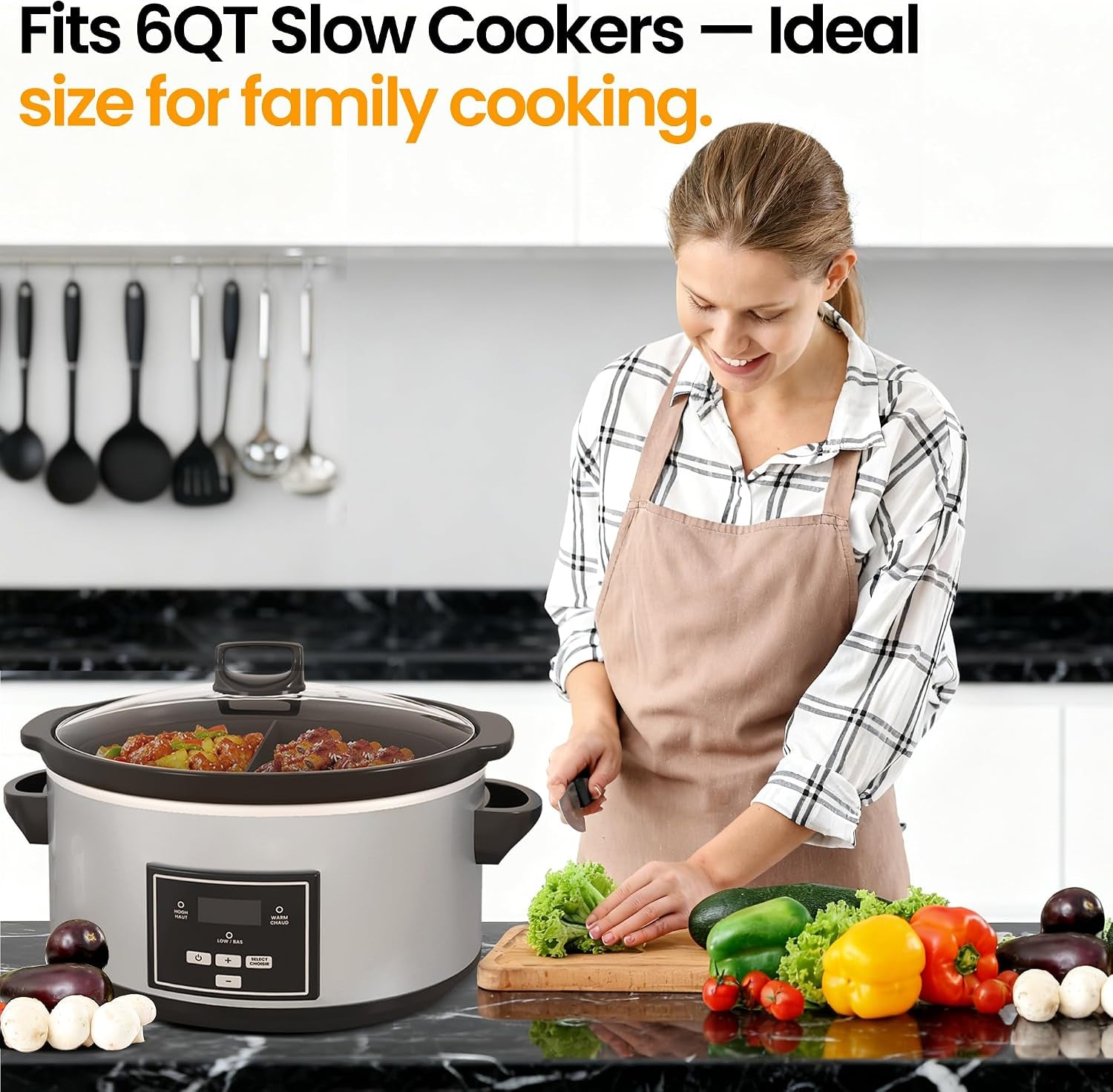 2-in-1-silicone-slow-cooker-liners-fit-for-crock-pots-6-quart-reusable-crock-pot-divider-insert-bpa-free-cooking-accessories-for-crockpots-grey