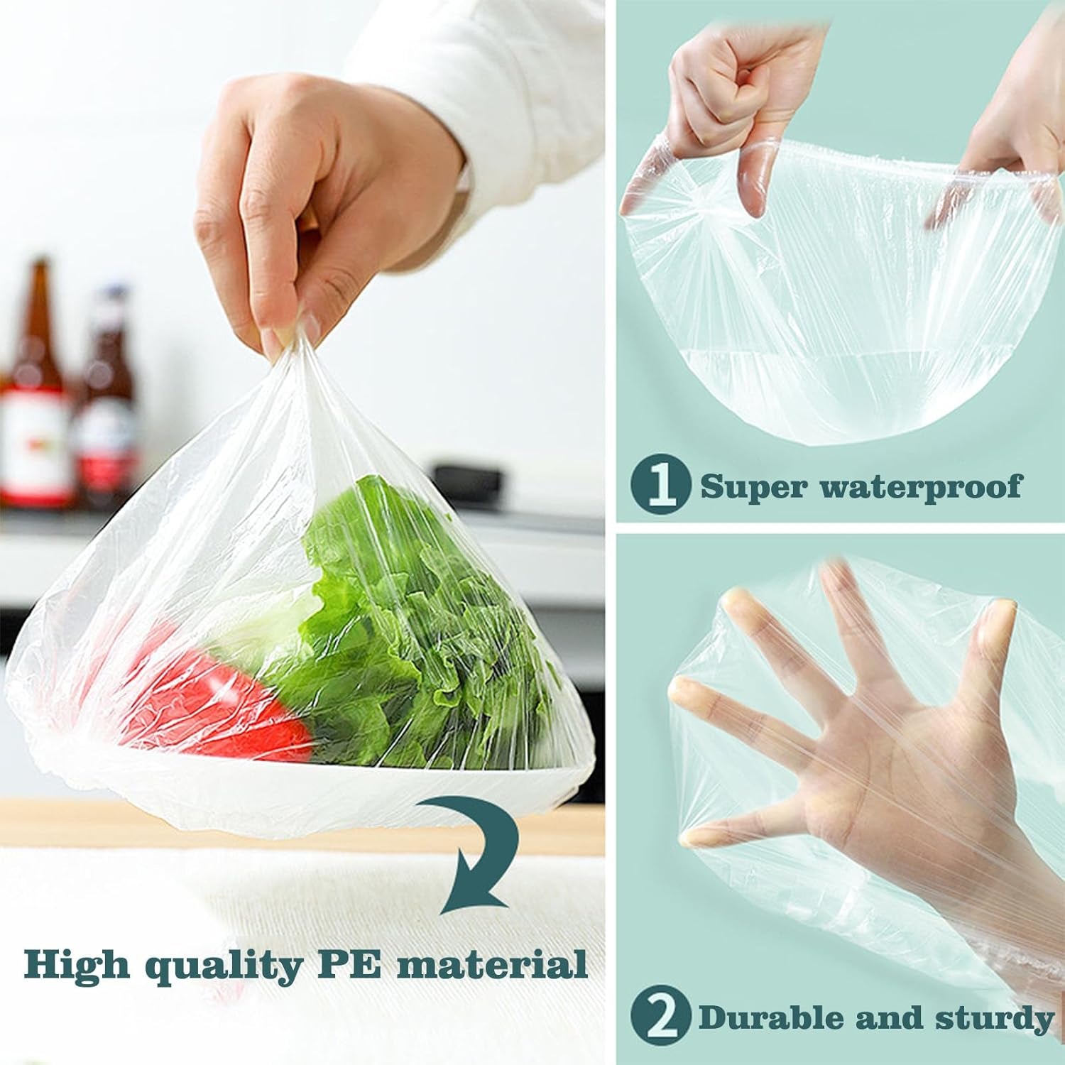 300pcs-reusable-elastic-food-covers-universal-stretchable-clear-adjustable-plastic-plate-bowl-covers-outdoor-fresh-keeping-bags-kitchen-baking-picnic-and-food-storage-bread-proofing-cover