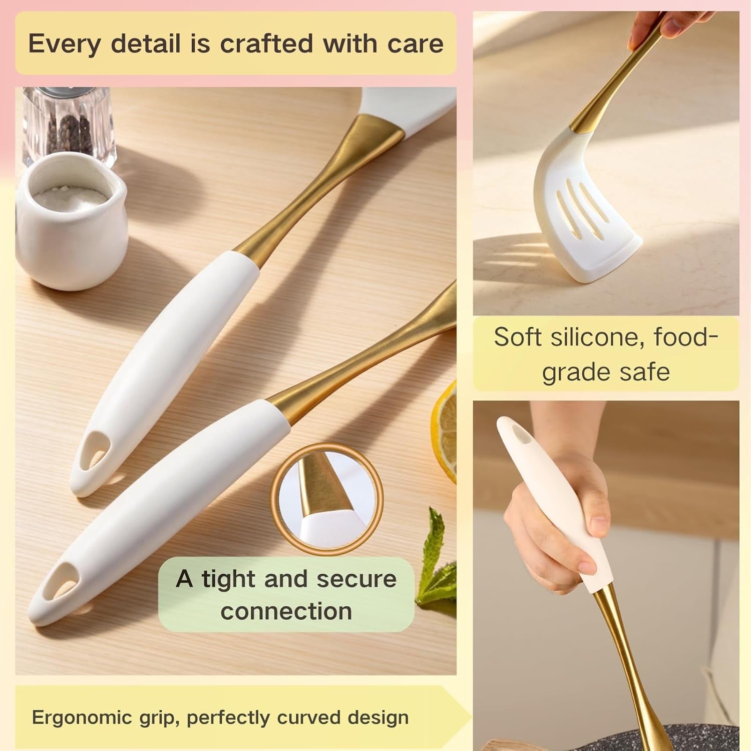 elegant-white-gold-silicone-cooking-utensils-set-non-toxic-dishwasher-safe-kitchen-utensils-set-with-heat-resistant-comfort-handles-includes-spatula-spoon-for-nonstick-cookware