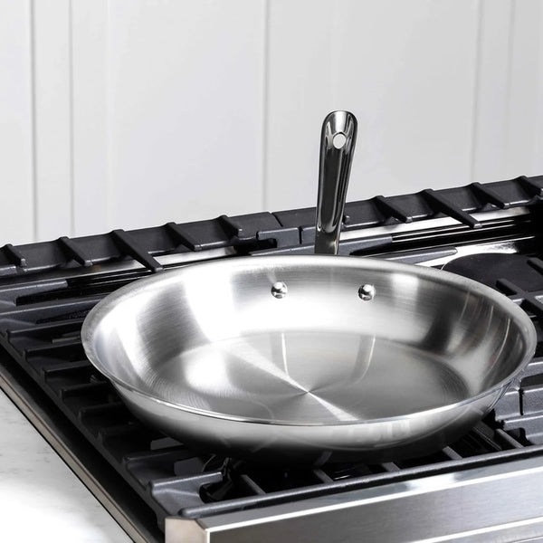 All-Clad D3 Stainless Steel 12" Fry Pan, Made in the USA | the Original Bonded Professional Cookware, Large Frying Pan, Induction Compatible, Oven Safe up to 600F4