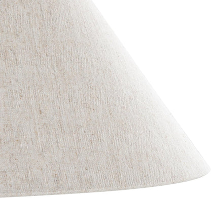 Kona 28" Metal Table Lamp, Desk Lamp, Bedside Lamps for Night Stands, Natural Linen Shade, Brass Base8