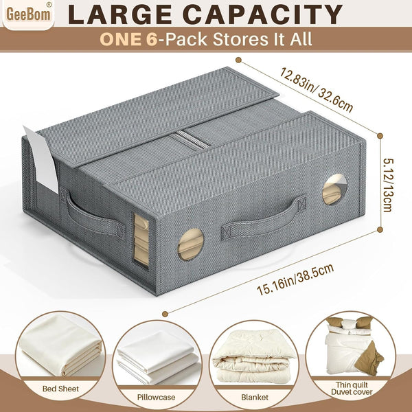 6 Pack Sheet Organizers and Storage, Thickened & Durable Sheet Organizer5