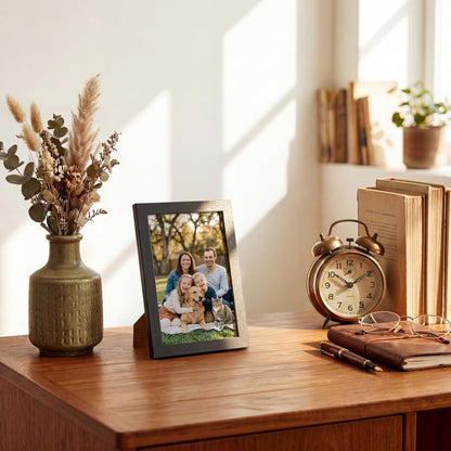 4X6 Picture Frame Set of 22 for Wall and Tabletop, Black4