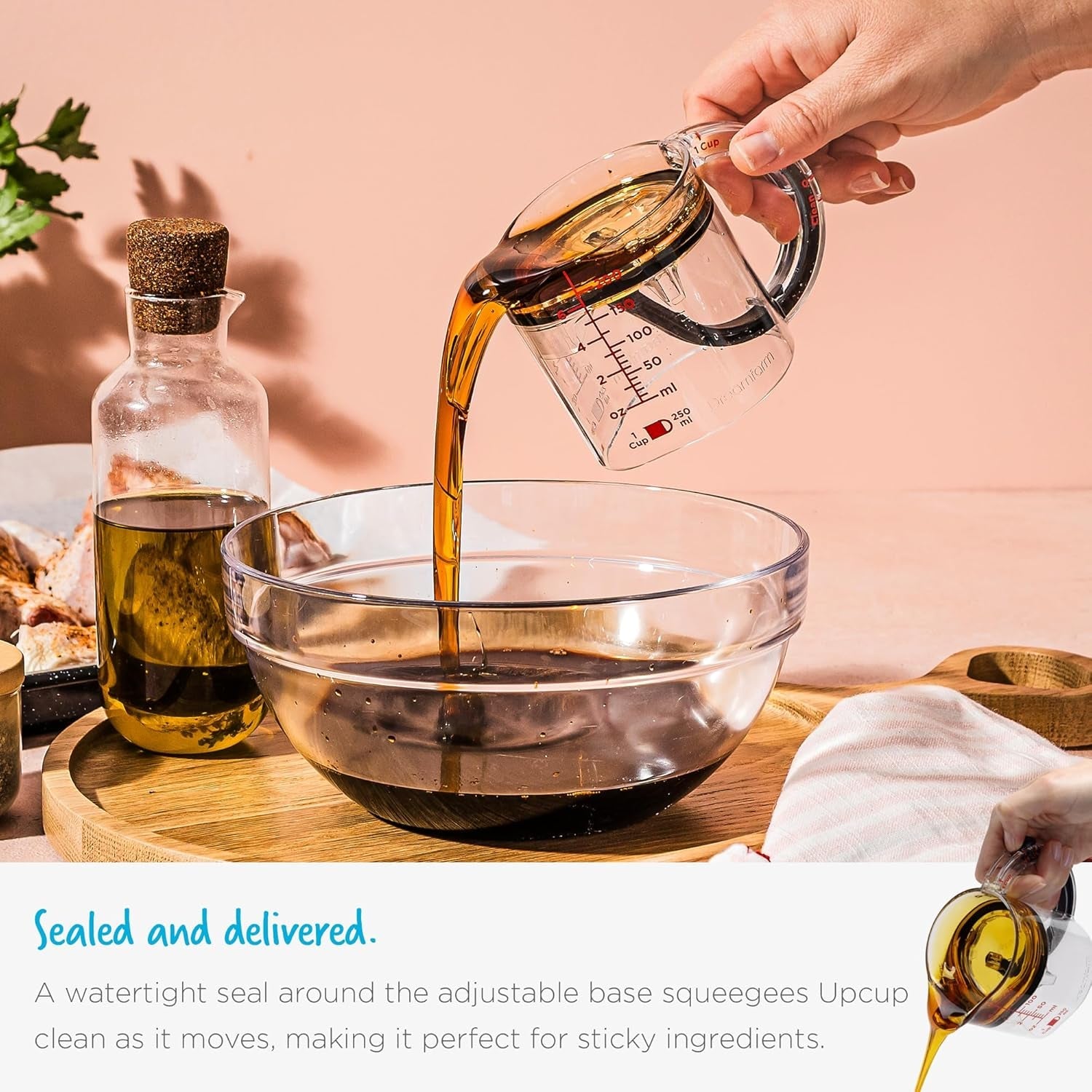 upcup-all-in-1-adjustable-measuring-cup-metric-imperial-measurements-up-to-1-cup-black-clear