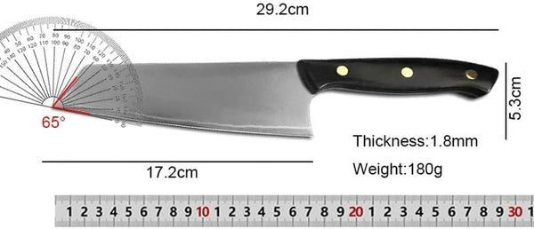 Meat Cleaver, Steel Japanese Slicing Knives Sushi Knife Professional Kiritsuke Knives Kitchen Cooking Cutter2
