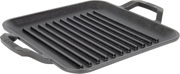 11" Cast Iron Square Grill Pan - Chef Collection - Pre-Seasoned Cast Iron Pan - Versatile Cooking - Indoor & Outdoor Use - Incredible Heat Retention1