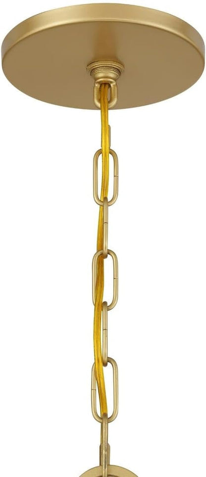 1-9855-8-328 Once Coastal Organic Frosted Sea Glass Jewelry-Like round Chandelier by Breegan Jane, 8-Light 480 Total Watts, 32" H X 36" W, Spun Gold6