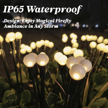 10 Packs Solar Garden Firefly Lights Outdoor4